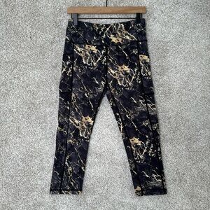 CVG Gold Marble‎ Capri leggings M squat proof